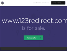 Tablet Screenshot of 123redirect.com